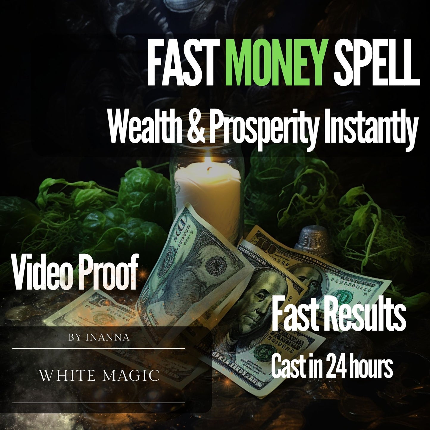 Fast Money Wealth Spell Abundance Magic Same Day Casting Fast Results Wealth Millionaire Spell Money Spell Magic Good Luck Fortune
